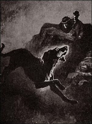 Illustration by Sidney Paget from The Hound of the Baskervilles
