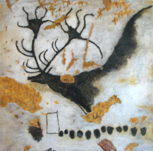 Irish Elk from Lascaux cave painting.